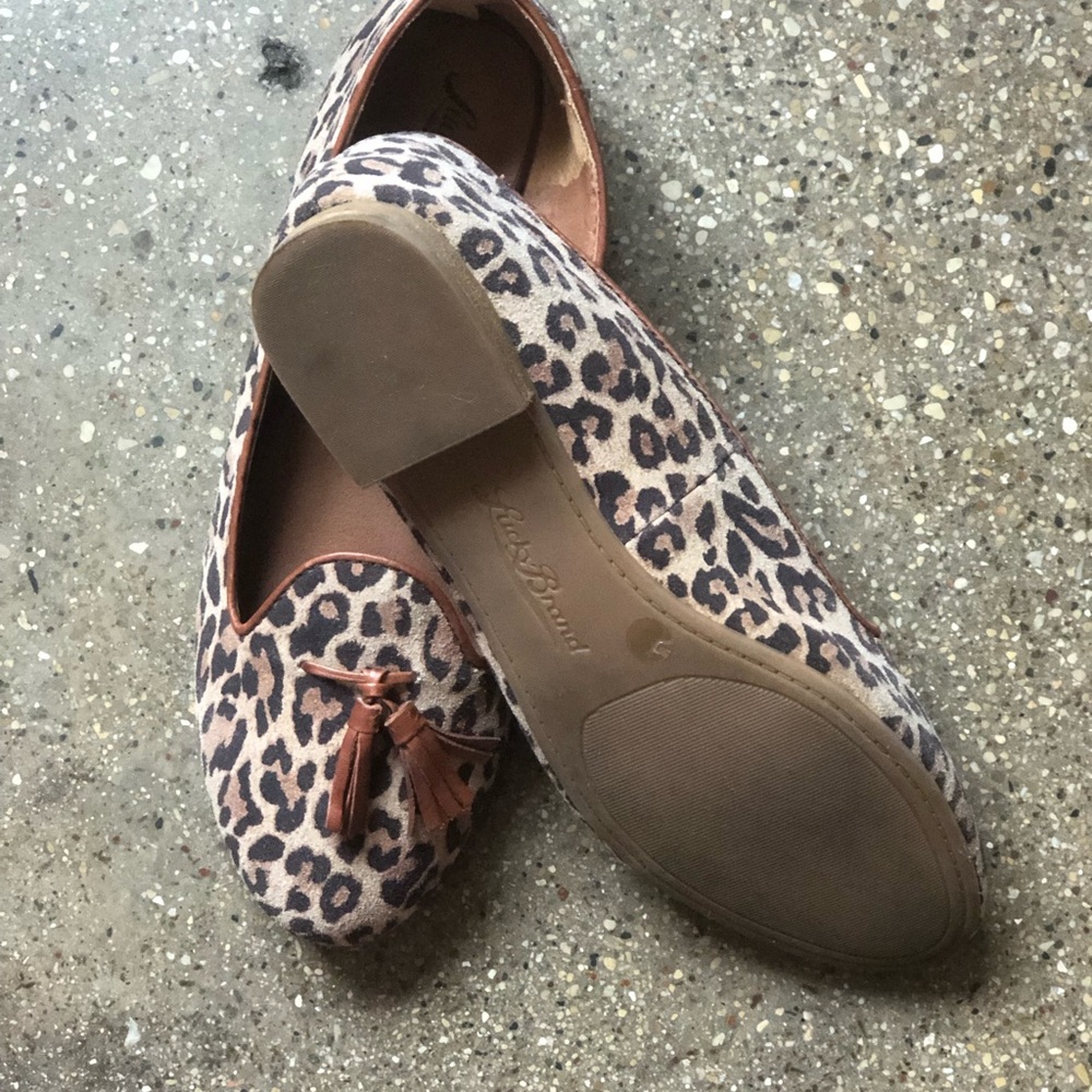 Lucky Brand print flats size 8.5